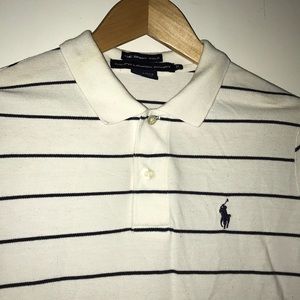 B&W Ralph Lauren Striped Long Sleeve w/ Collar